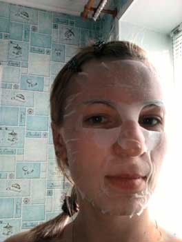 Вид маски Botox Active Expert на лице