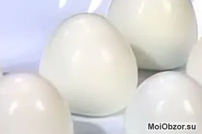 Яйца сваренные без скорлупы