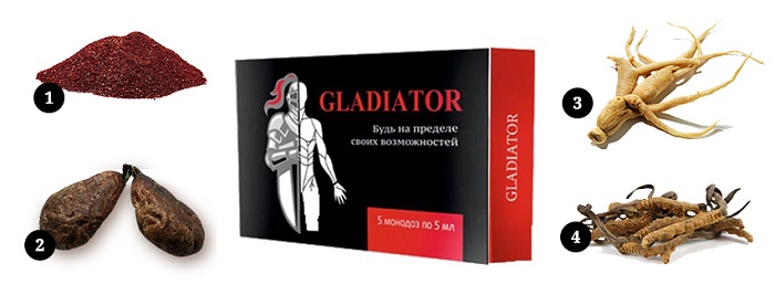 Gladiator для потенции: позволяет всего за 1 курс устранить причину половой слабости!